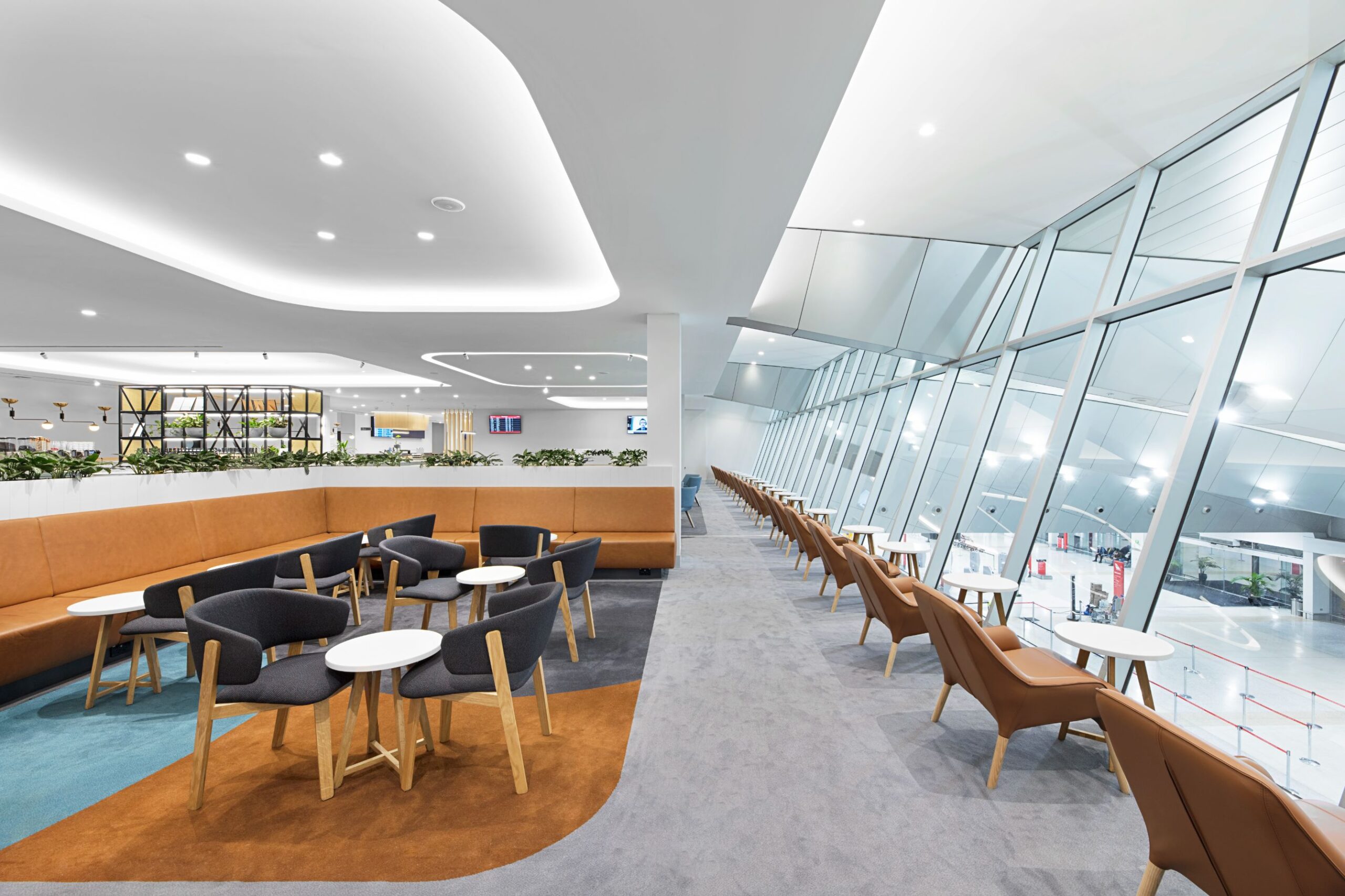 Qantas Club Business Lounge Refurbishment